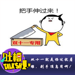 双十一就是杨过抗着雕，剁手顶鸟用啊！[吐槽脱口秀]