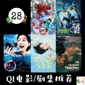 28. Q1 的电影/剧集推荐！