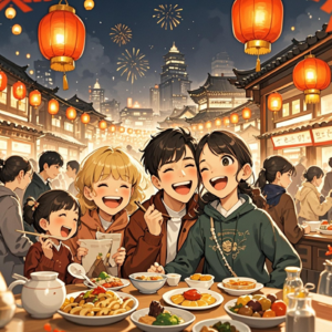 放杨152期杨乐多135期：春节期间的广场和餐厅体验【春节游玩和其他（5）】