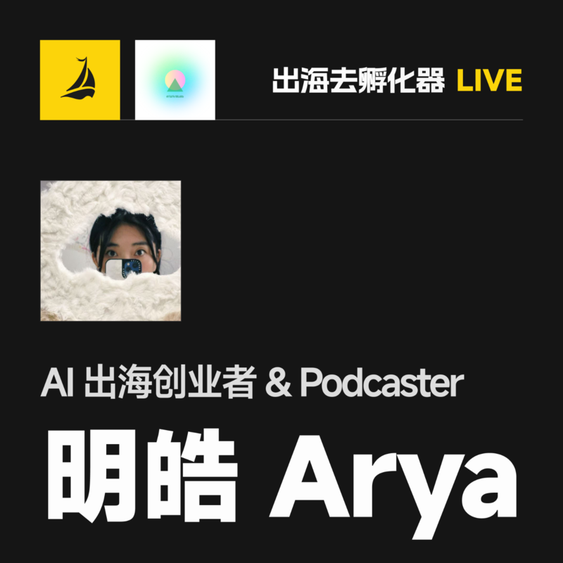 出海去 EP51 | AI 出海创业者 & 赛博岛屿主播 - 明皓 Arya