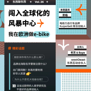 闯入全球化的风暴中心！我在欧洲做e-bike