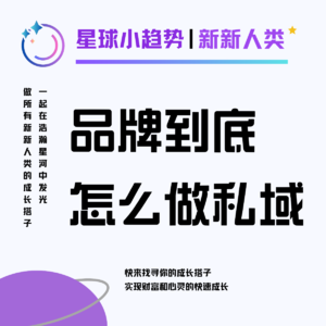 Vol.39 这是一份超绝详细的私域操盘底层逻辑