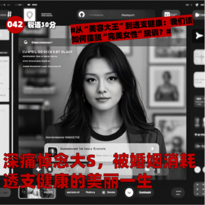 #042 深痛悼念大S，被婚姻消耗 透支健康的美丽一生