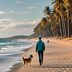 中年人睡眠故事03:海滩遛狗