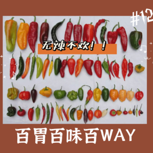 33｜【百胃百味百WAY】津津有味无辣不欢，她说是因为她没有家乡？