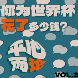 VOL.3 - 足彩、宵夜、啤酒饮料、请假误工,我们为世界杯花了多少钱?