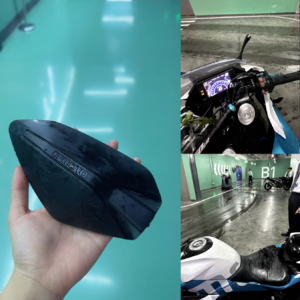 EP.07_最担心的事还是发生了——骑摩托在湿漉漉的地下停车场地面打出溜、摔车