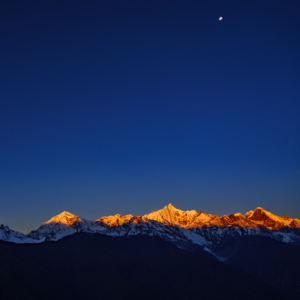 76.终于,我看到了梅里雪山的日照金山(两次!)