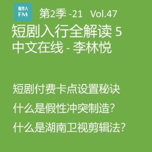 Vol.47 短剧入行全解读5：短剧剧本创作秘诀（下）如何设置付费卡点