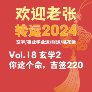 Vol.20转运2024：你这个命，吉签220（嘉宾：乐心）