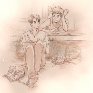 《受伤的芦苇不开花》第一期片尾曲《让我们荡起双桨》