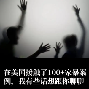 EP03: 在美国接触了100+家暴案例，我有些话想跟你聊聊(下）