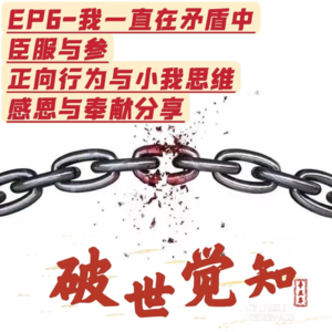 EP6-我在矛盾中生活|臣服与参|正向行为与思维|感恩与奉献|爱xing