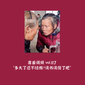 vol.117 “多大了还不结婚？读书读傻了吧”