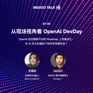 INDIGO TALK / 从现场视角看 OpenAI DevDay - EP08