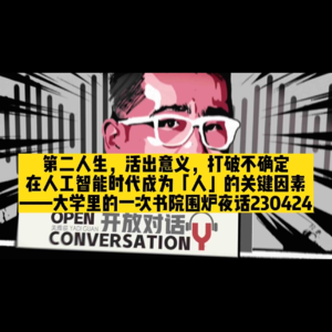 第二人生，活出意义，打破不确定，在AI时代人如何成为「人」- 004