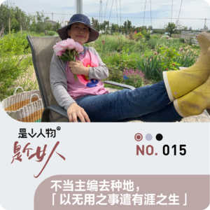 不当主编去种地，「以无用之事遣有涯之生」｜是个女人01