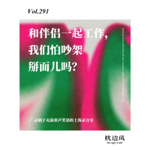 vol.291 和伴侣一起工作，我们怕吵架掰面儿吗？