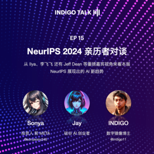 NeurIPS 2024 亲历者对谈 / INDIGO TALK - EP15