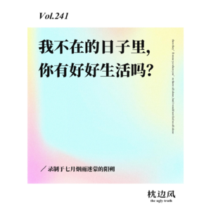 vol.241 我不在的日子里，你有好好生活吗