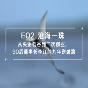 S1E02 沧海一珠 | 从央企低谷到二次创业,90后董事长李江的九年逆袭路
