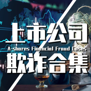 【巫师】超长合集：上市公司财务造假复盘，公司欺诈行为合订本