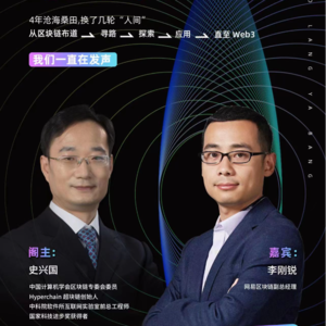 Hyperchain 超块链创始人史兴国对谈李刚锐：巨头企业和创业团队谁将率先到达Web3彼岸？