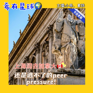 011 上海润去加拿大，润出国也逃不掉的peer pressure|她能量：10/100个女性故事