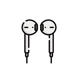 戴耳机去酒吧的青年