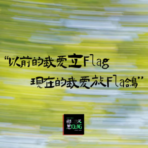 曾经的我爱立Flag,现在的我爱放Fla鸽