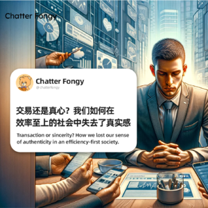 交易还是真心？我们如何在效率至上的社会中失去了真实感