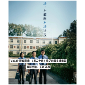 Vol.29 即时影评 | 《第二十条》说了的是早该说的
