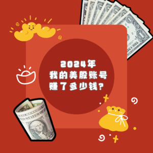 2024年我的美股账号赚了多少钱？