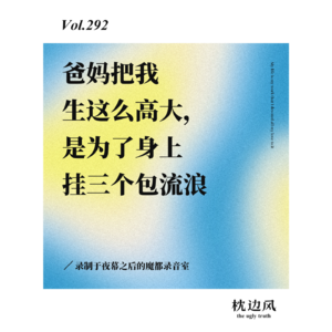 vol.292 爸妈把我生这么高大，是为了挂三个包流浪