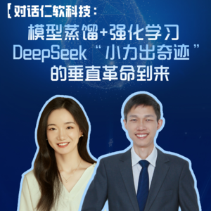 EP85:对话仁软科技：模型蒸馏+强化学习，deepseek“小力出奇迹”的垂直革命到来