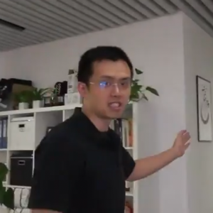 CZ Introduced the Newly Born Binance in Shanghai 2017