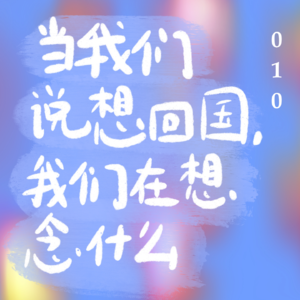 010 当我们说想回国，我们在想念什么