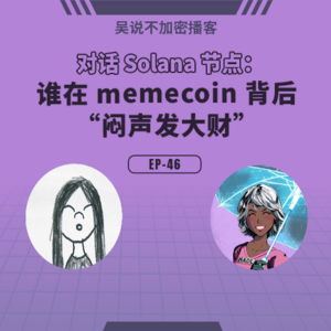 EP-46 对话 Sol 节点：谁在 memecoin 背后“闷声发大财”