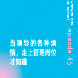 EP45｜当领导的各种烦恼，走上管理岗位才知道