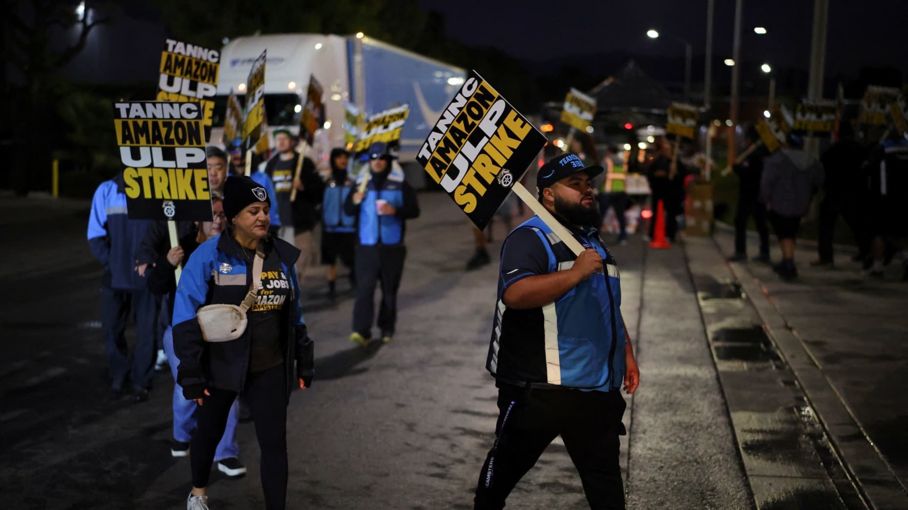 Amazon workers strike