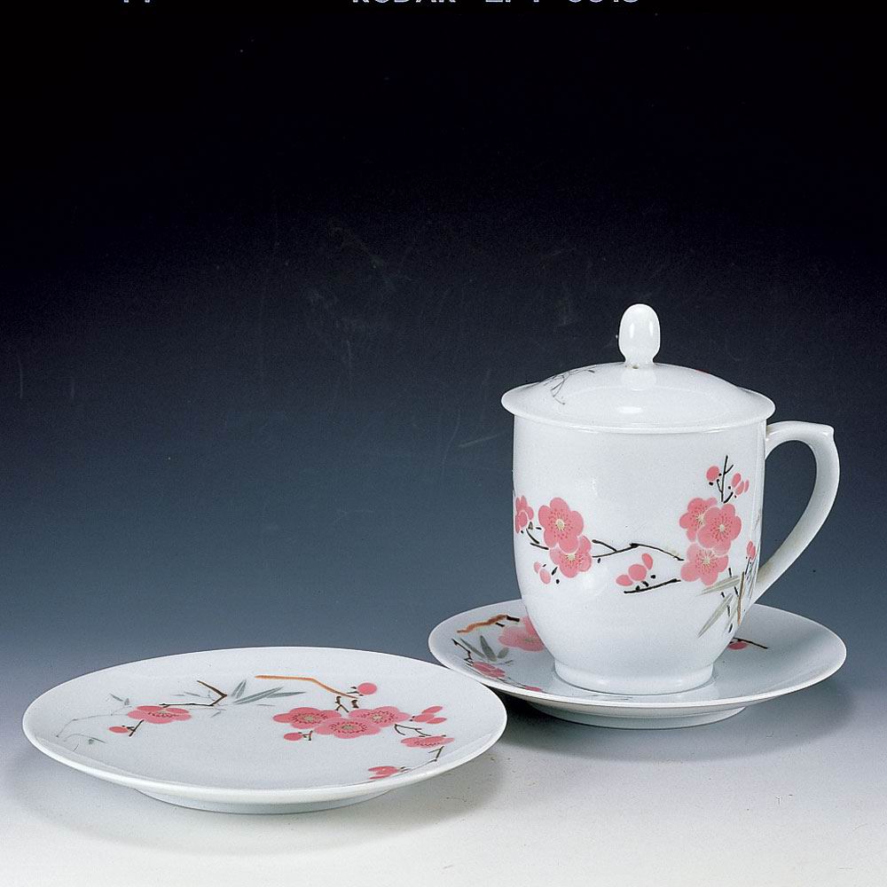 7501釉下彩主席用瓷3件套