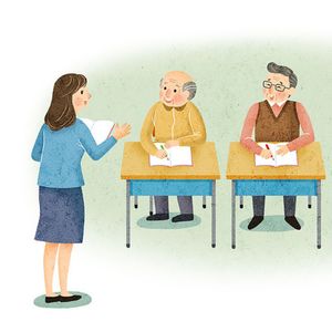 Retirees return to school!