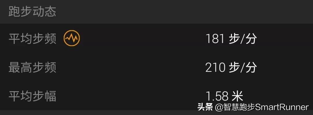 跑步进步判断指标数据图