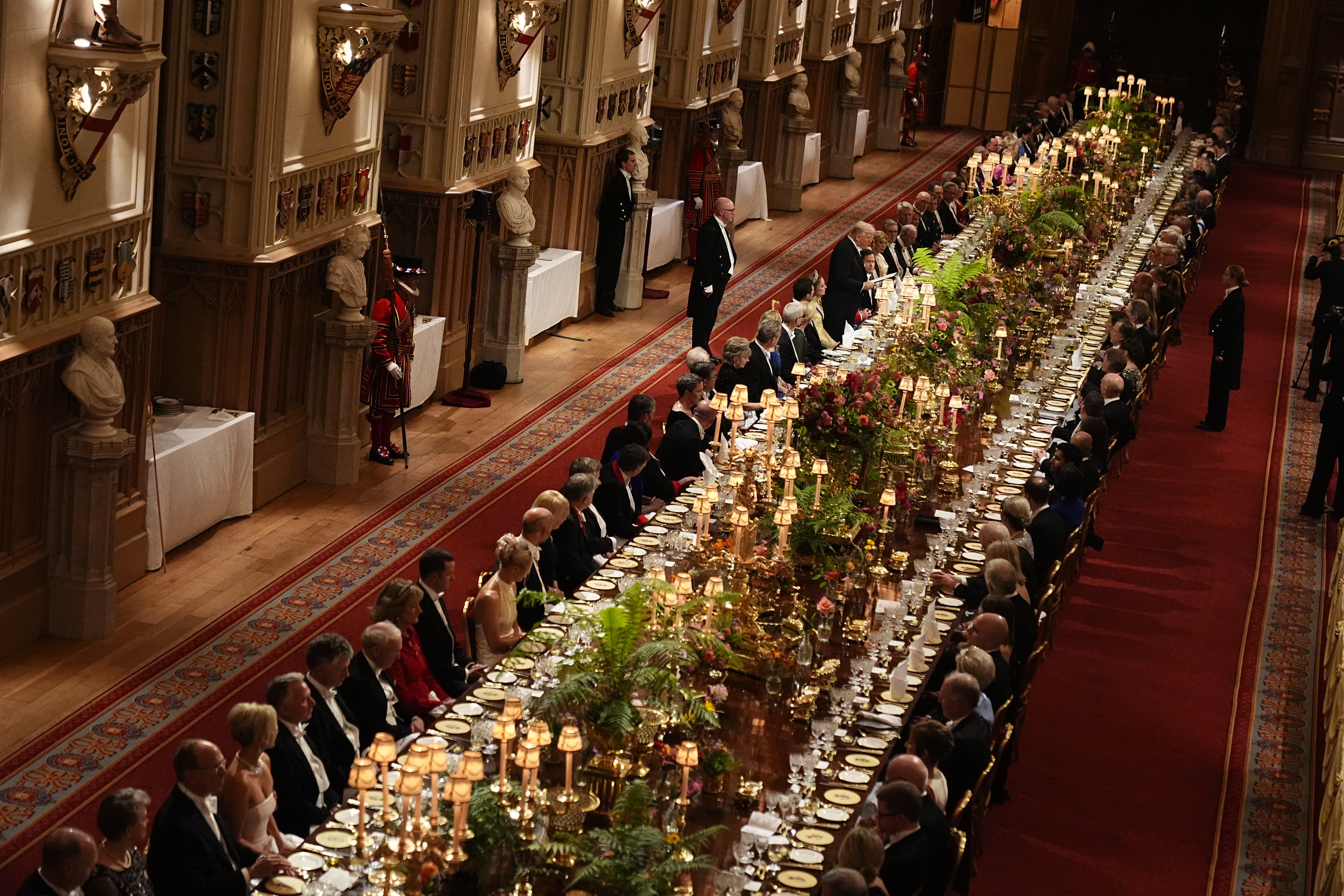 Decoding the secrets of the Trump banquet seating plan | The Independent